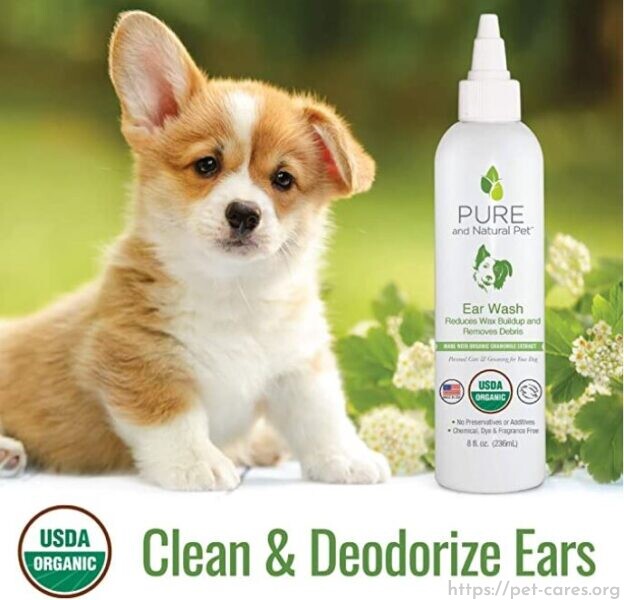 Pure and Natural Pet Organic Ear Wash 8 oz Review